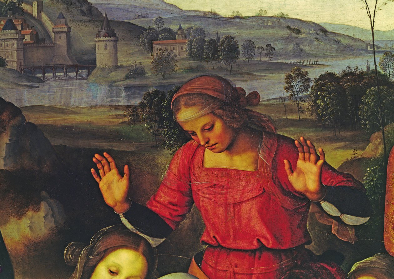 Opłakiwanie Chrystusa, 1495 autorstwa Pietro Perugino