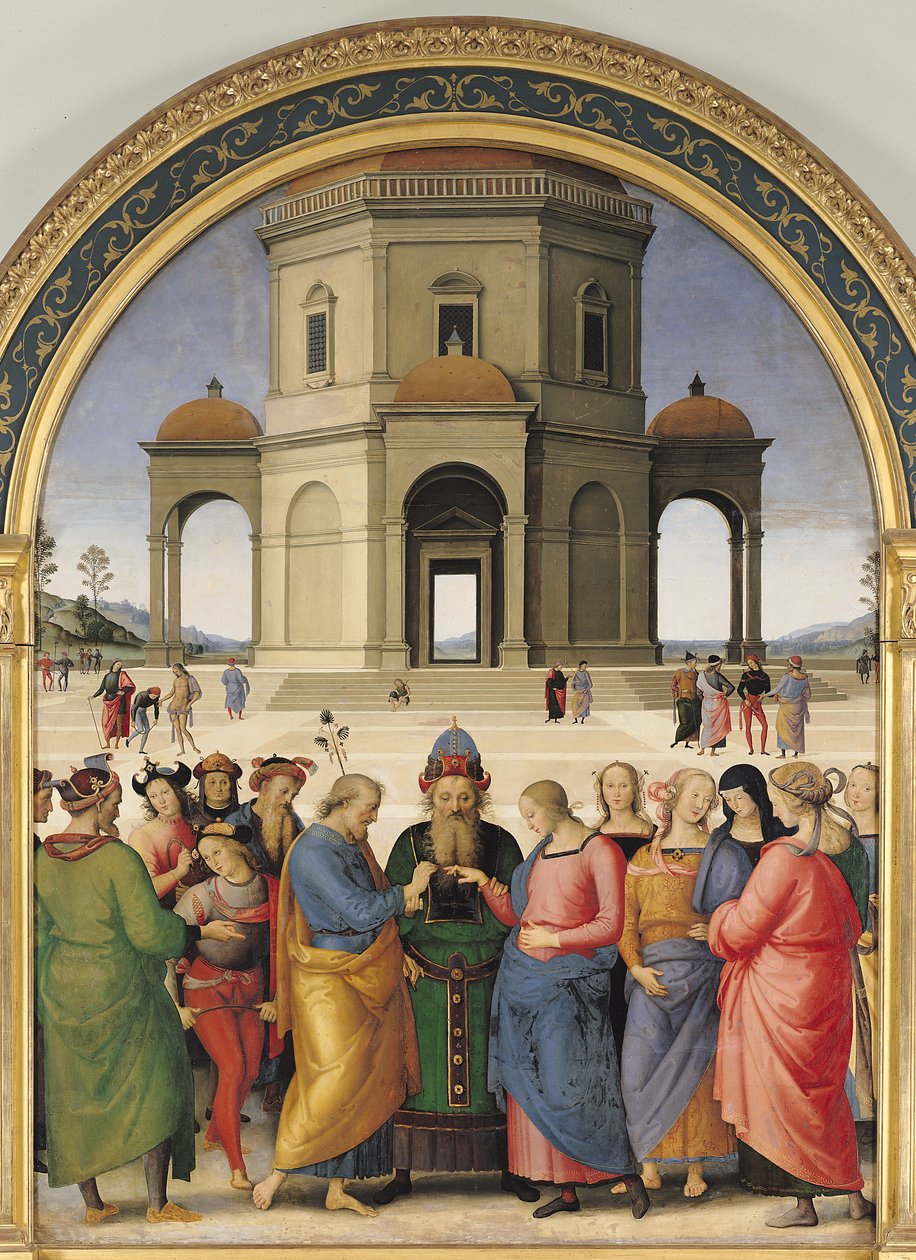 د ورجن واده، 1500-04 پولی autorstwa Pietro Perugino