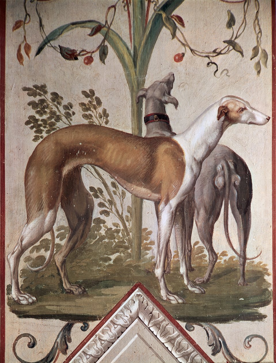 Dwa charty (mural) autorstwa Pietro Rotati