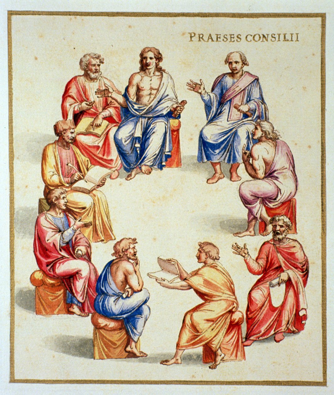 Ms Gen 1496 Plate CXXXIII Senat, 1674 autorstwa Pietro Santi Bartoli