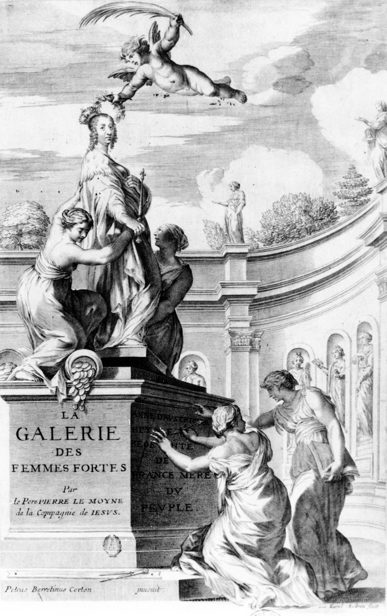 Frontyspis „La Galerie des Femmes Fortes” („Galeria silnych kobiet”) Pierre