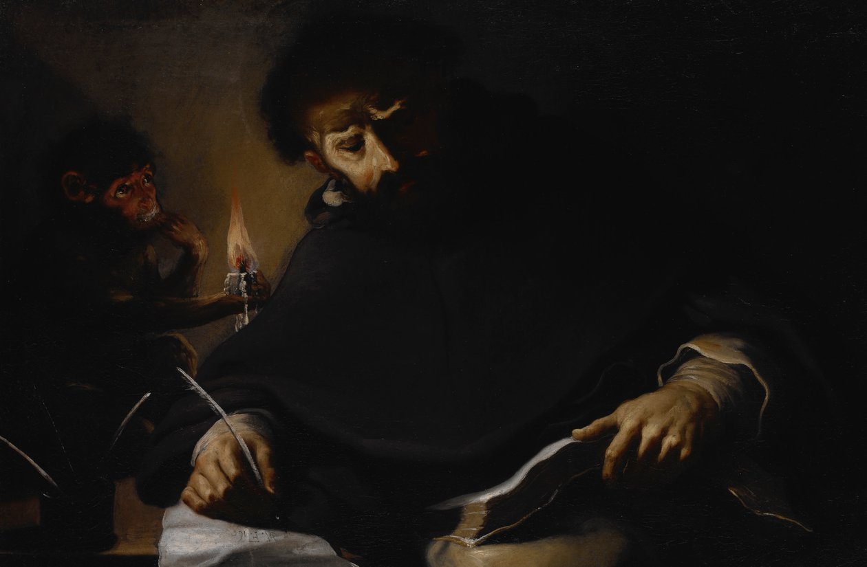 Św. Dominik i Diabeł autorstwa Pietro della Vecchia