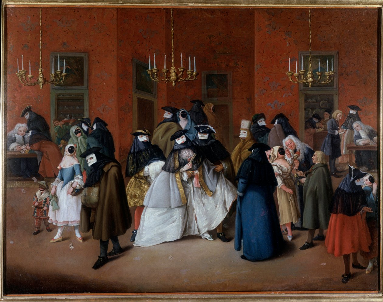 Foyer (Obraz, ok. 1760) autorstwa Pietro (after) Longhi