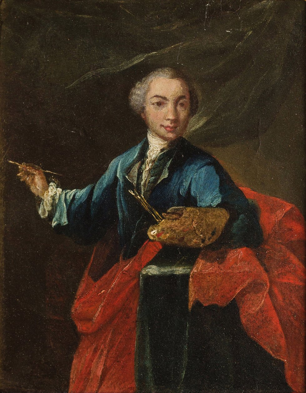 Autoportret, ok. 1750. autorstwa Pietro Longhi