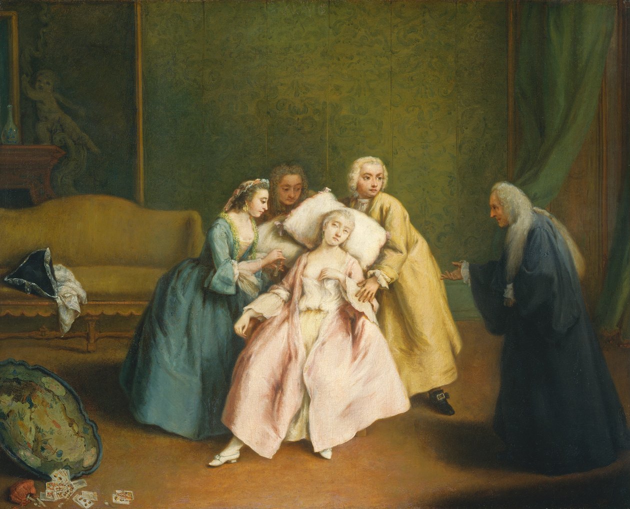 Słaby, ok. 1744. autorstwa Pietro Longhi