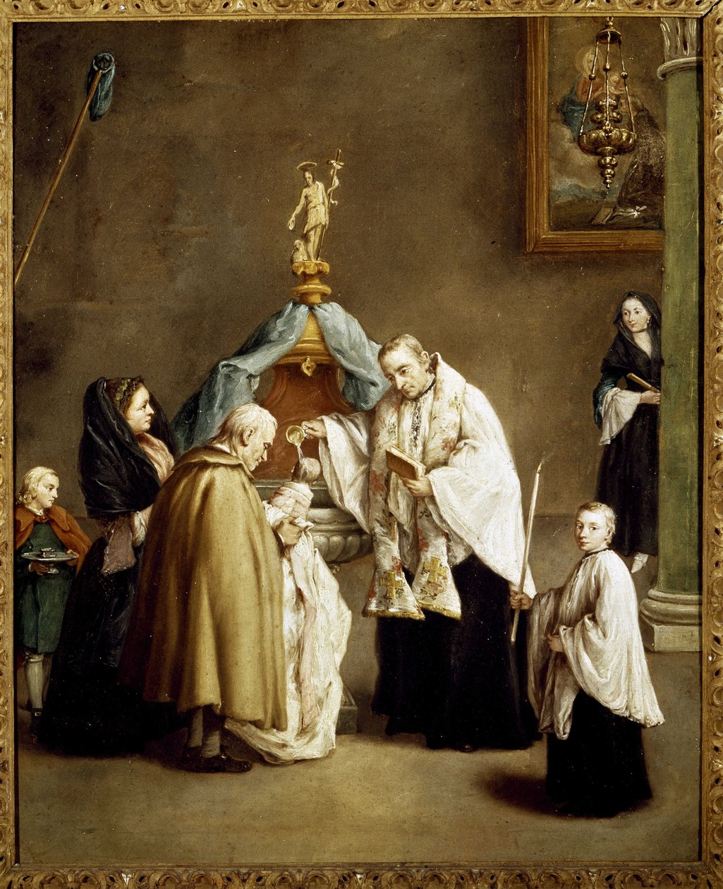 Chrzest autorstwa Pietro Longhi