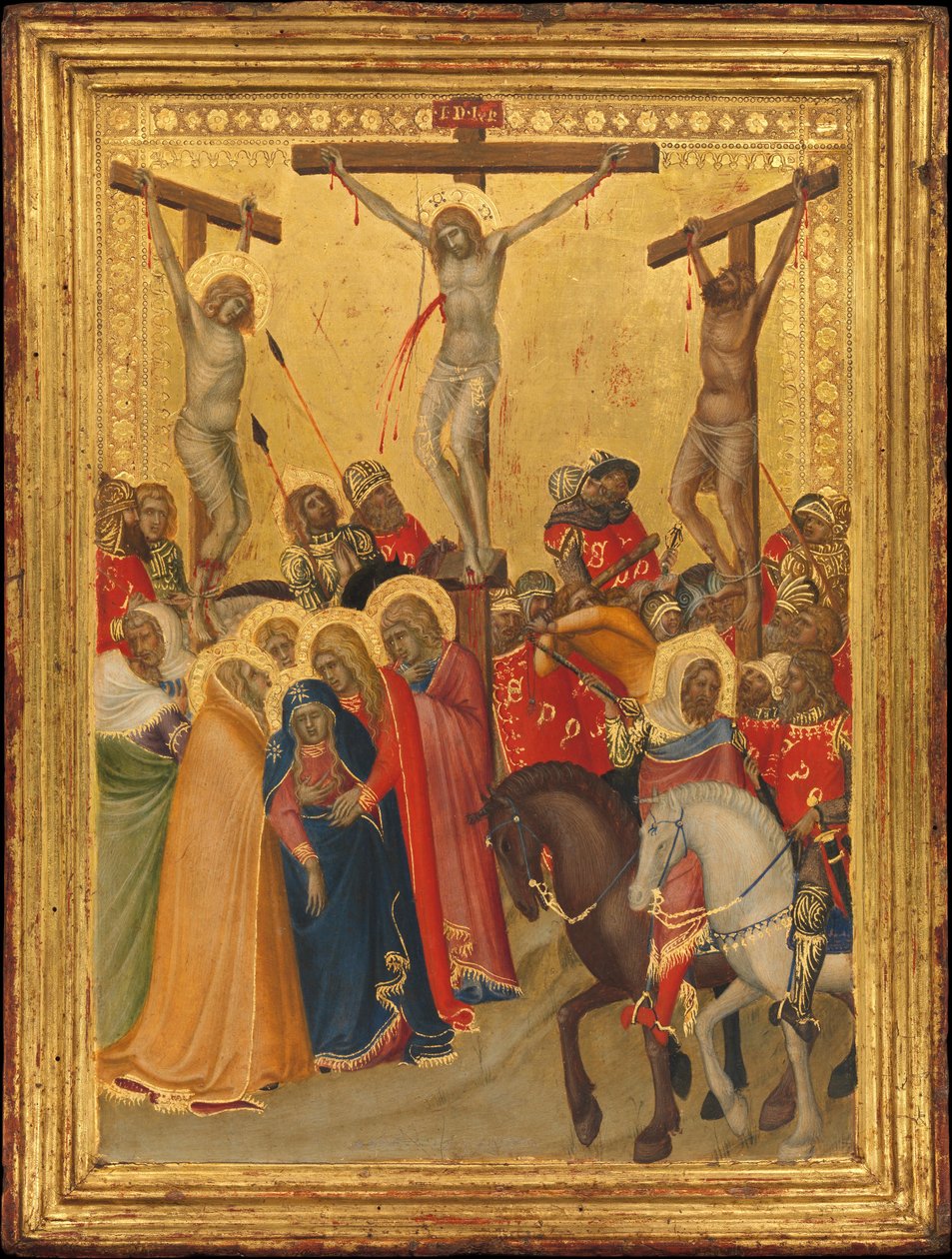 Ukrzyżowanie, lata czterdzieste XIII wieku. autorstwa Pietro Lorenzetti