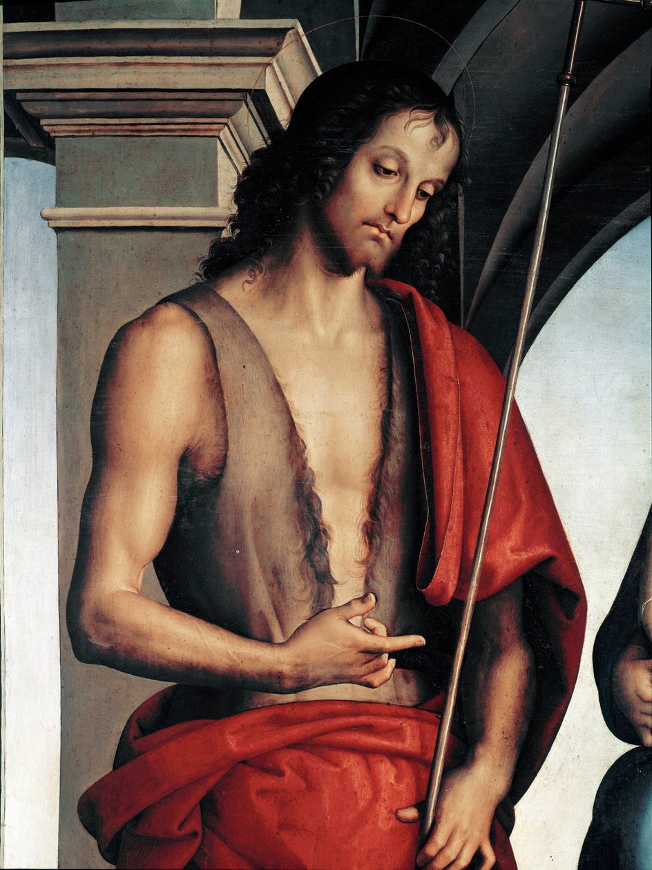 Fragment św. Jana Chrzciciela (malarstwo) autorstwa Pietro Perugino