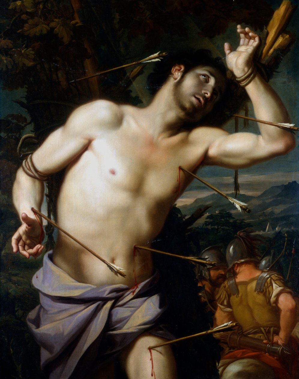 Św. Sebastian XVII wiek autorstwa Pietro Perugino