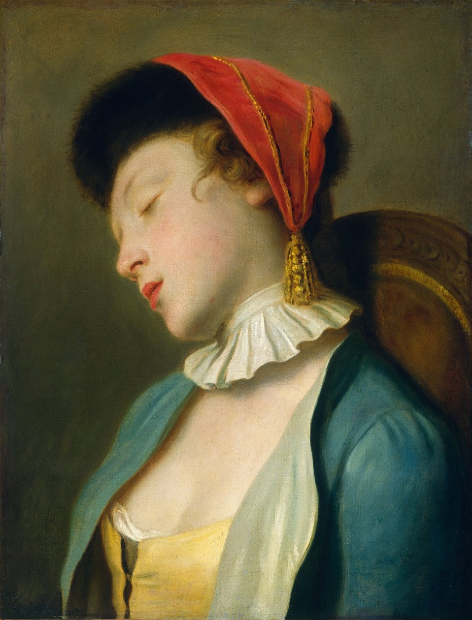 Śpiąca dziewczyna autorstwa Pietro Antonio Rotari