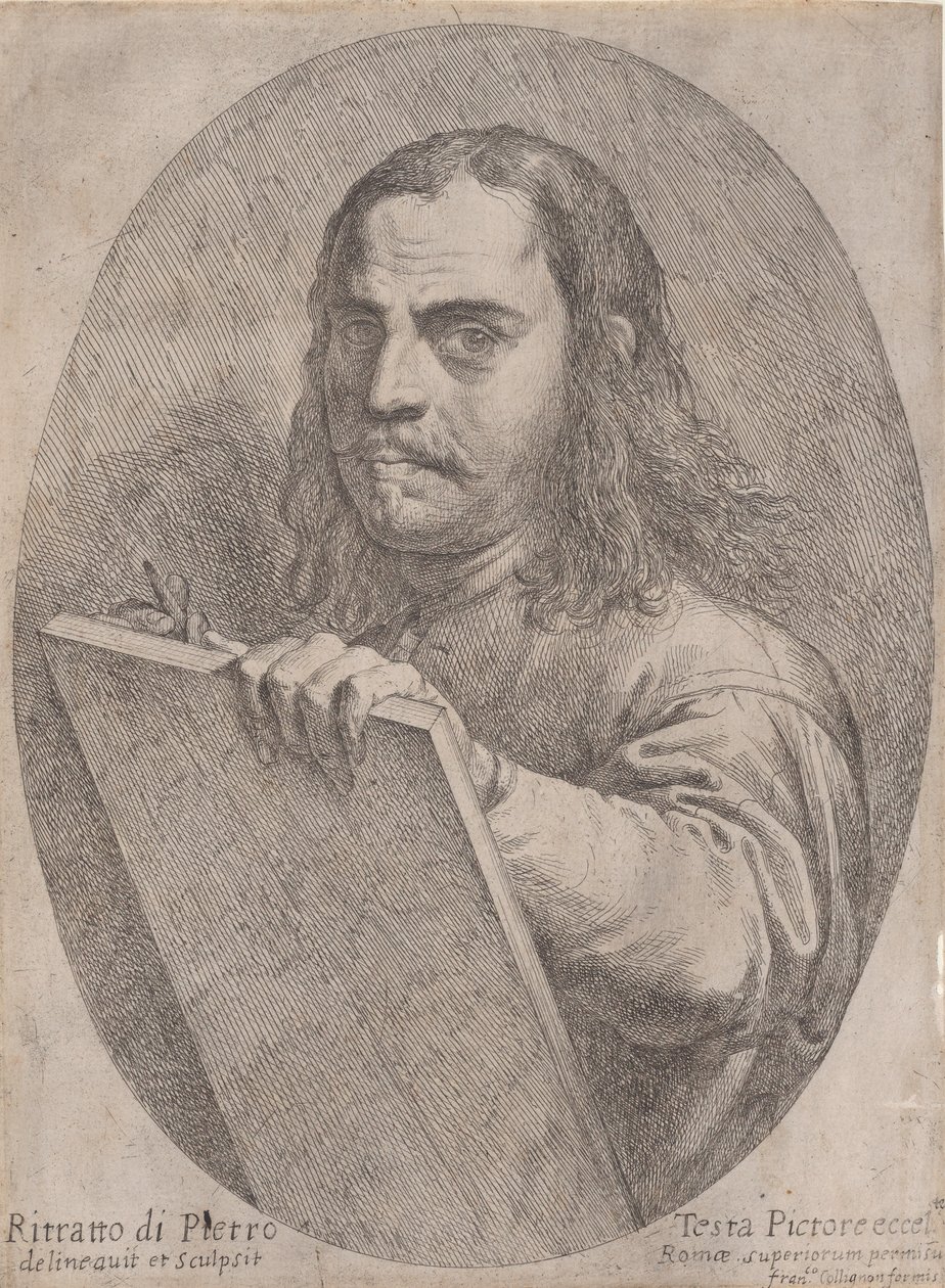 Autoportret, ca. 1645. autorstwa Pietro Testa