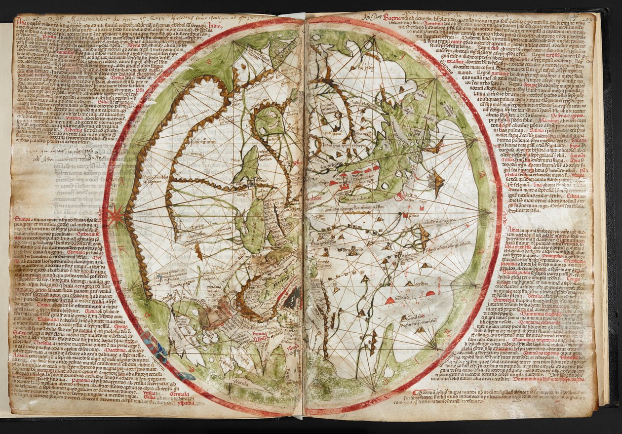 Mapa świata, ok.1320-25 (welin) autorstwa Pietro Vesconte
