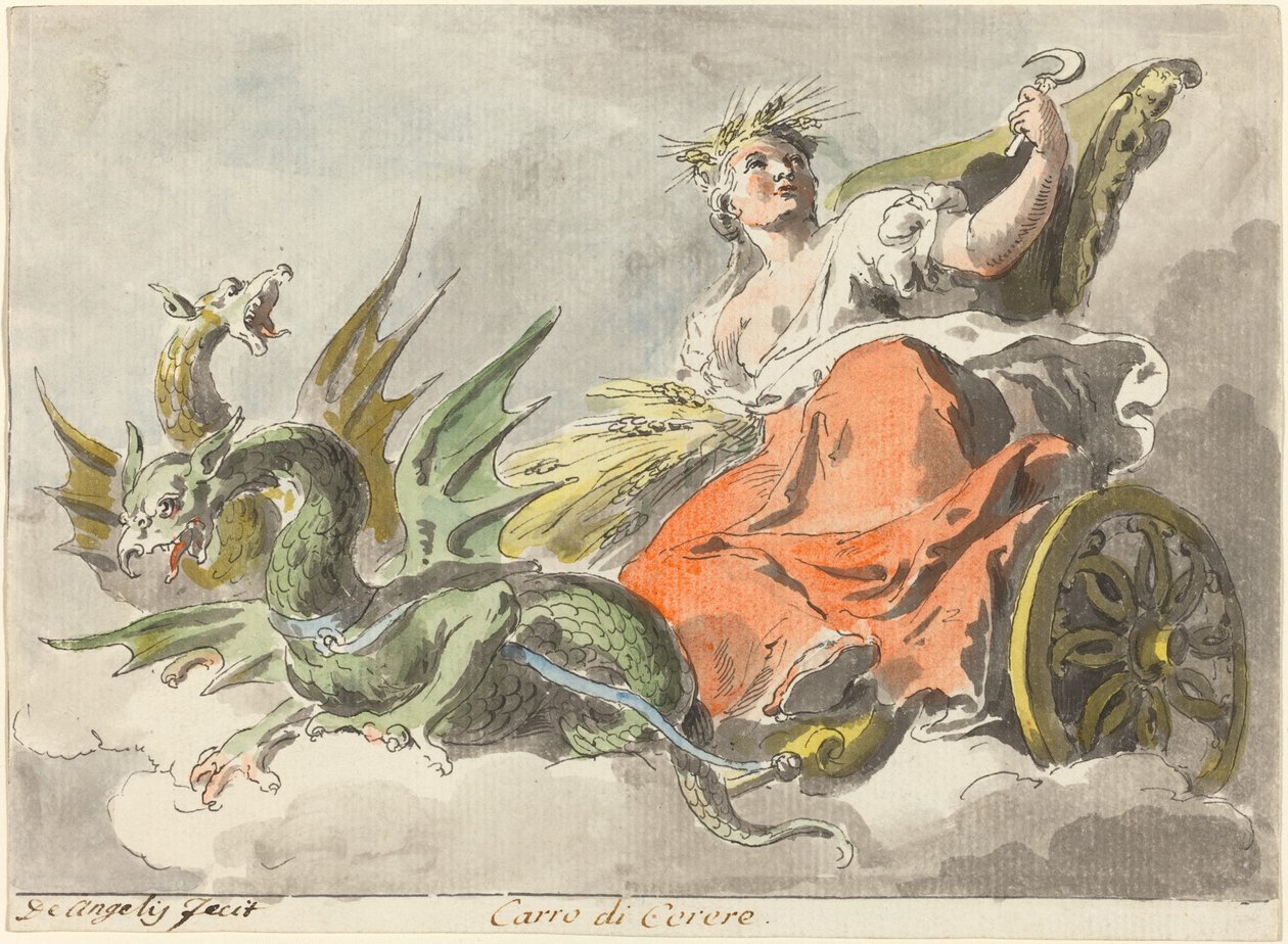 Carro di Cerere (rydwan Ceres) autorstwa Pietro de Angelis