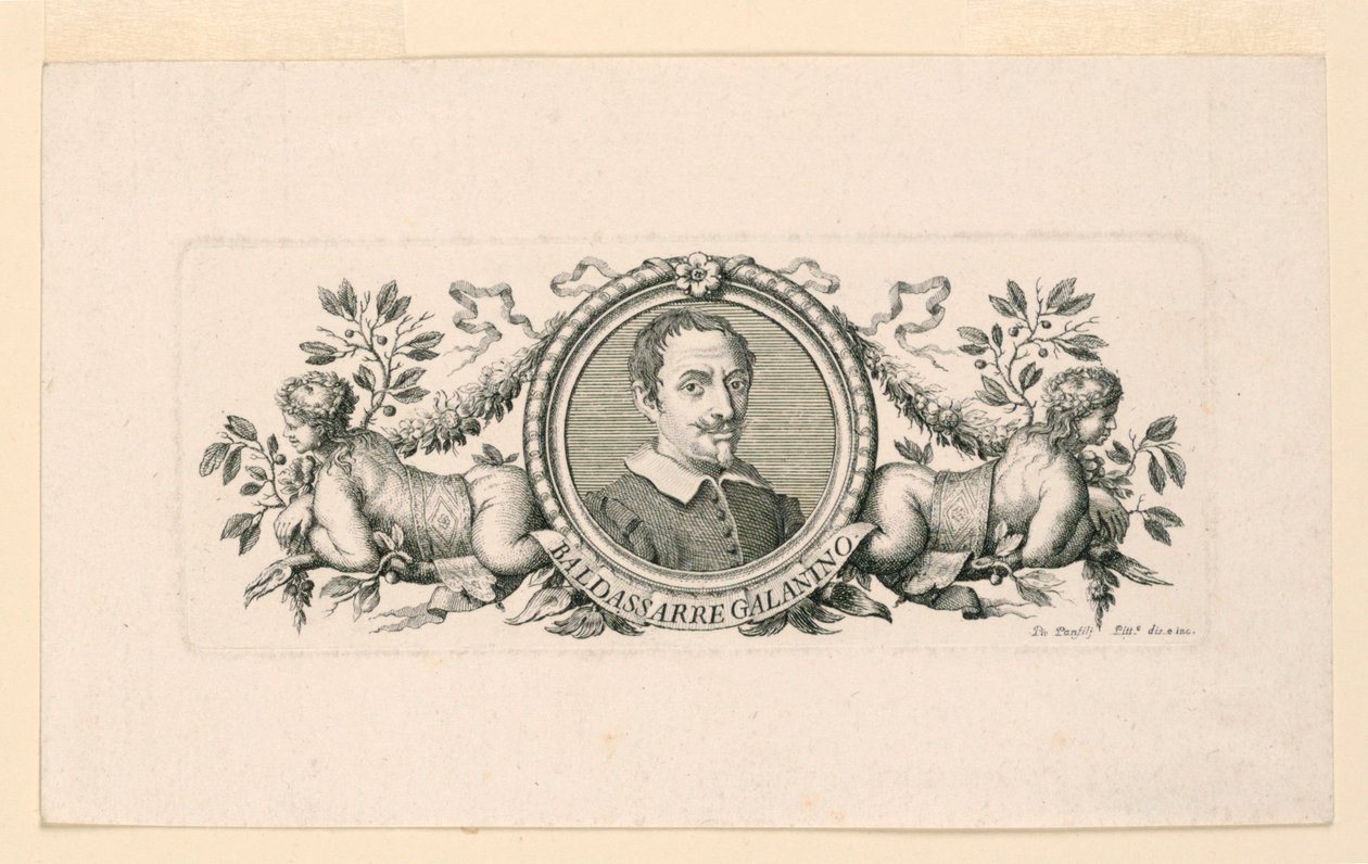 Portret Baldassarre Galanino autorstwa Pio Panfili