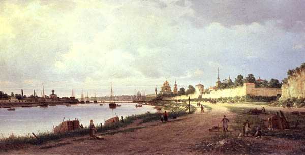 Psków, 1876 r. autorstwa Piotr Petrovitch Weretshchagin