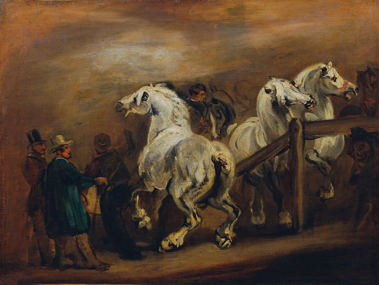 targ koni autorstwa Piotr von Michalowski