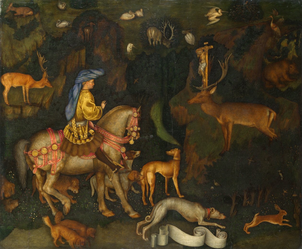 Wizja św. Eustachego autorstwa Antonio Pisanello