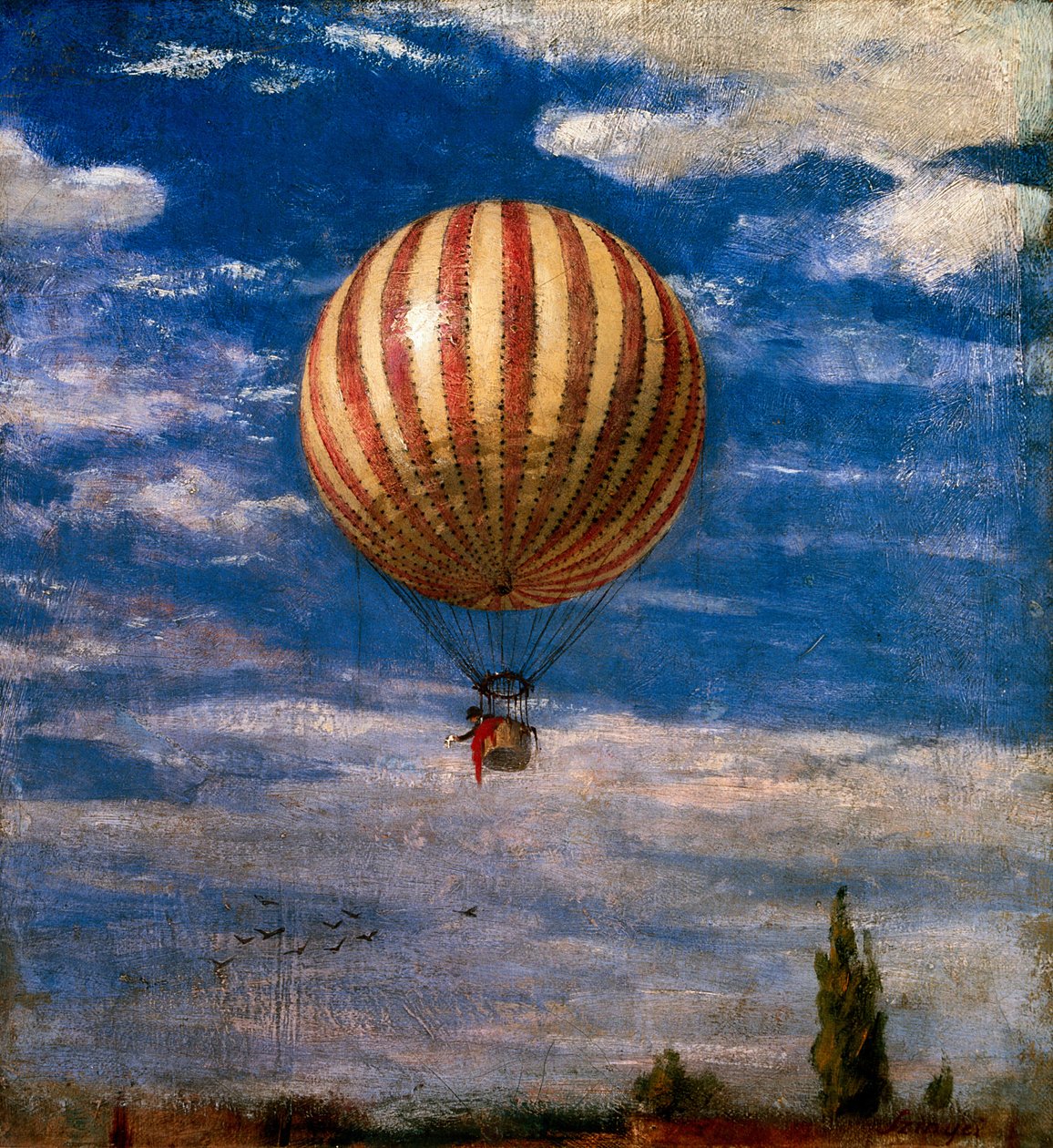 Balon, 1878 autorstwa Pál Szinyei Merse