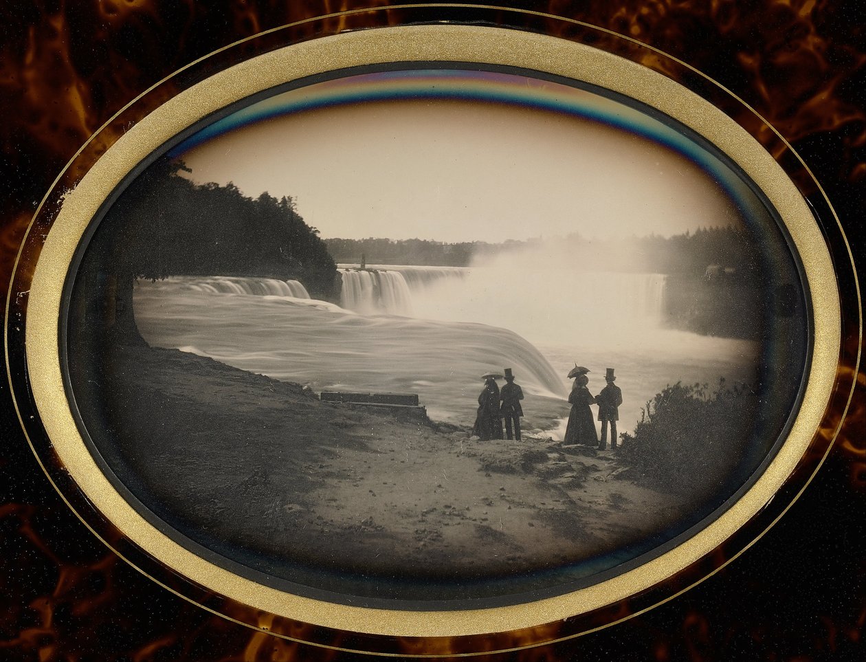 Scena nad wodospadem Niagara autorstwa Platt D. Babbitt