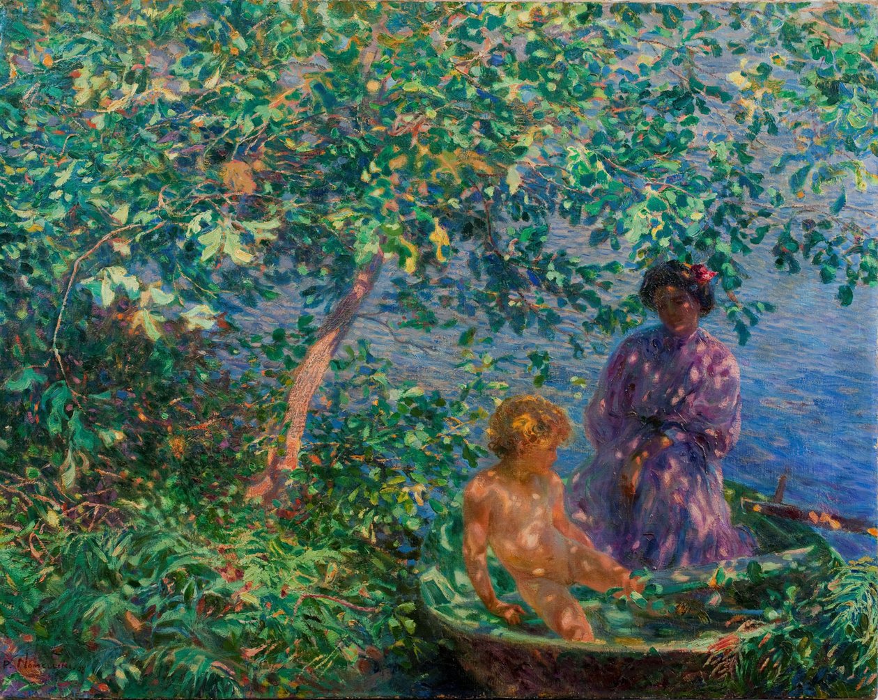 Pocałunki słońca, 1908. autorstwa Plinio Nomellini