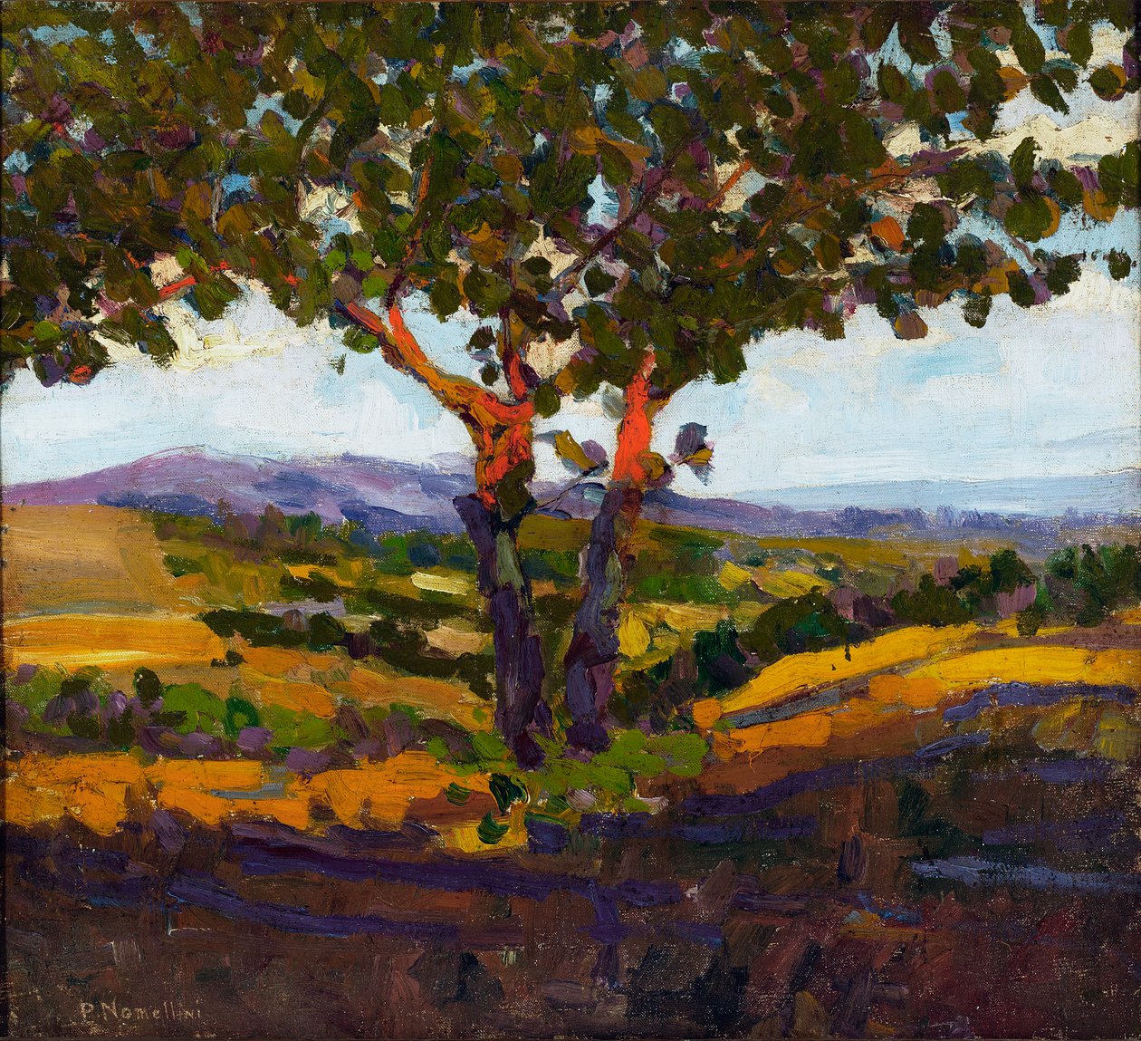 Powitanie słońca, 1902 autorstwa Plinio Nomellini