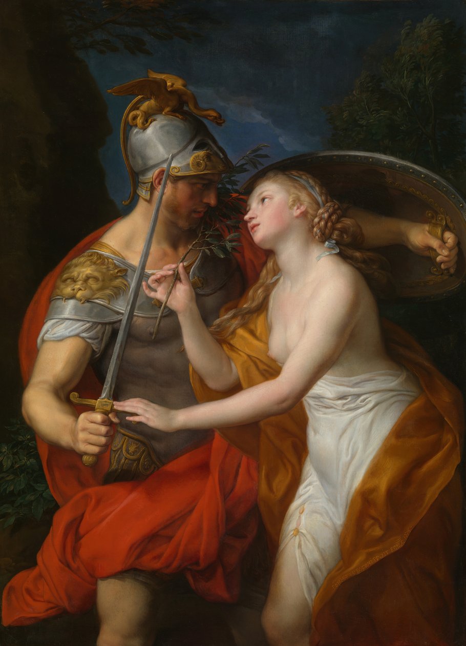Alegoria Pokoju i Wojny, 1776. autorstwa Pompeo Batoni