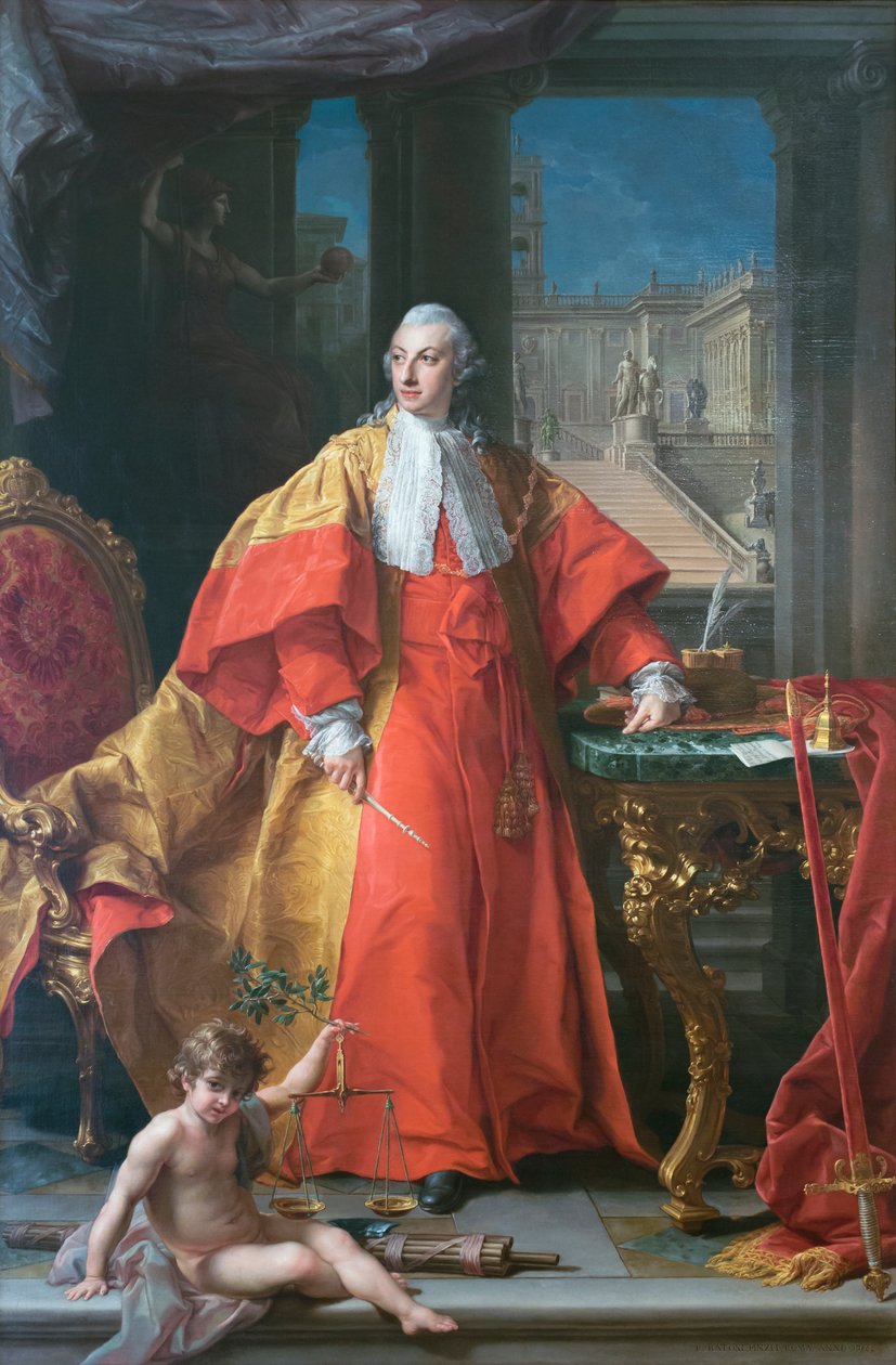 Portret Abbondio Rezzonico autorstwa Pompeo Girolamo Batoni