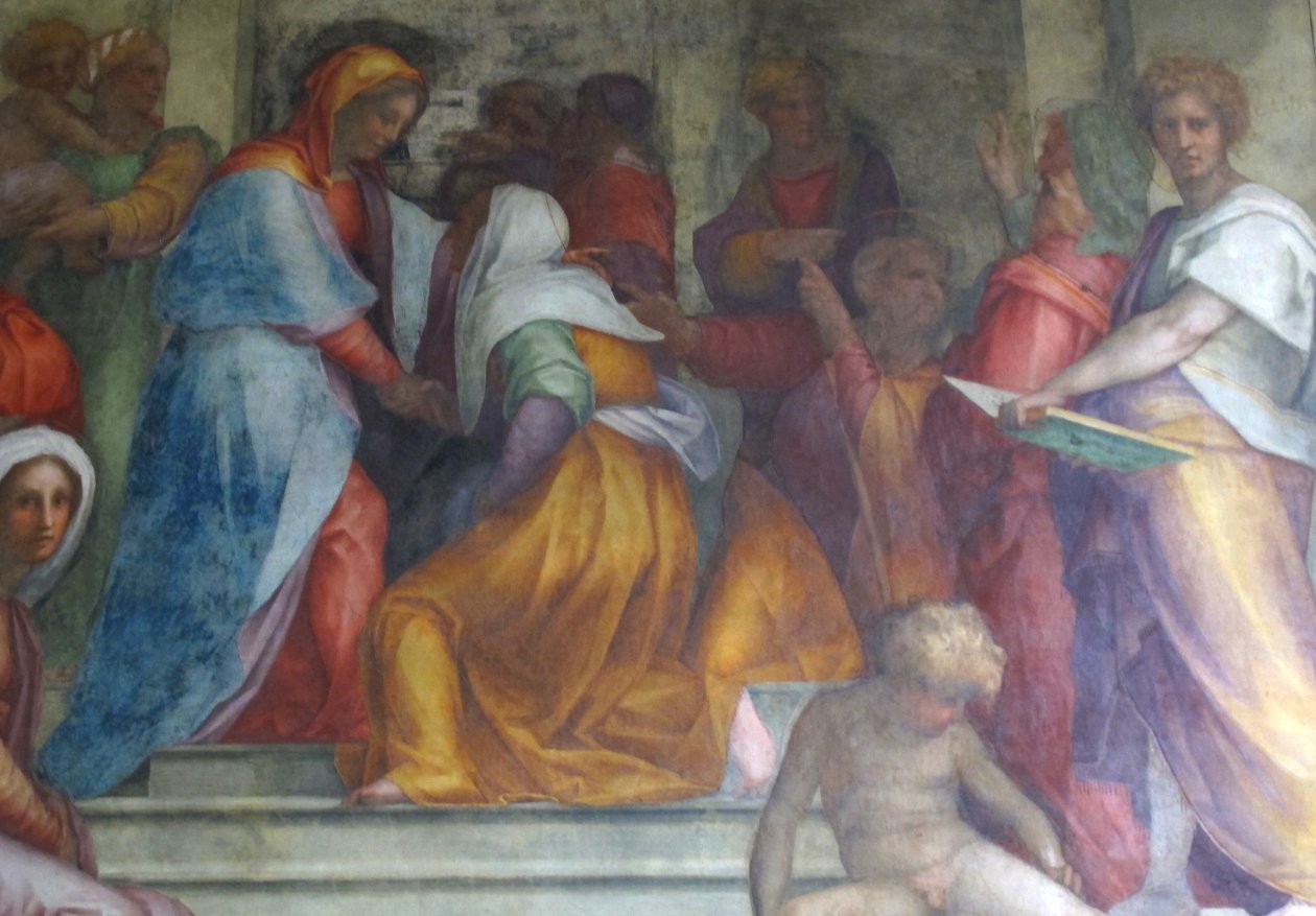 Odwiedziny autorstwa Pontormo