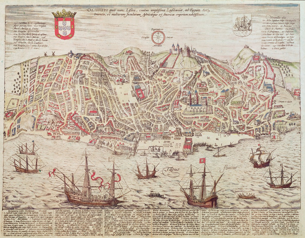 د لیزبون پینوراما، 1572 پولی autorstwa Portuguese School