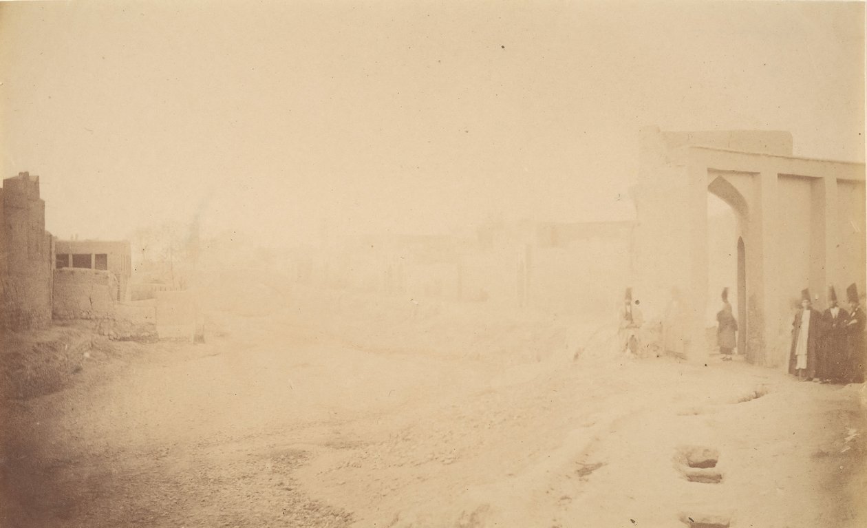 [Widok TABRIZ], lata czterdzieste i sześćdziesiąte XIX wieku. autorstwa Possibly by Luigi Pesce.