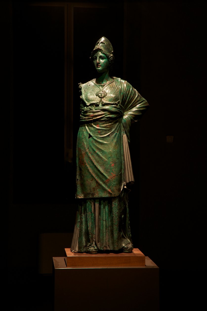 Minerwa z Arezzo (brąz) autorstwa Praxiteles