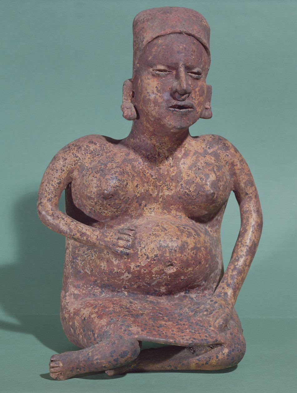 Kobieta w ciąży (ceramika) autorstwa Pre Columbian