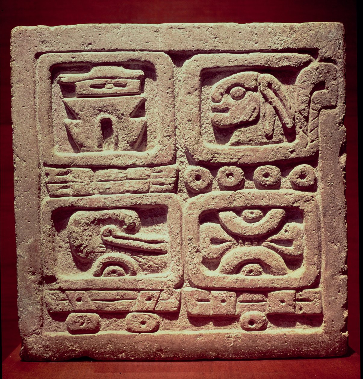 Kalendarz z czterema glifami, Toltekowie (856-1250) autorstwa Pre Columbian