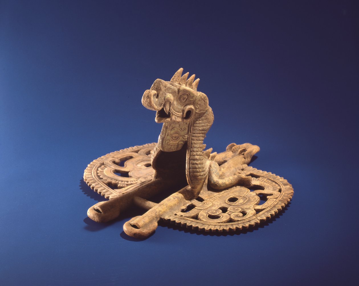 Flet podwójny, Vera Cruz (ceramiczny) (patrz również 232771) autorstwa Pre Columbian Pre Columbian