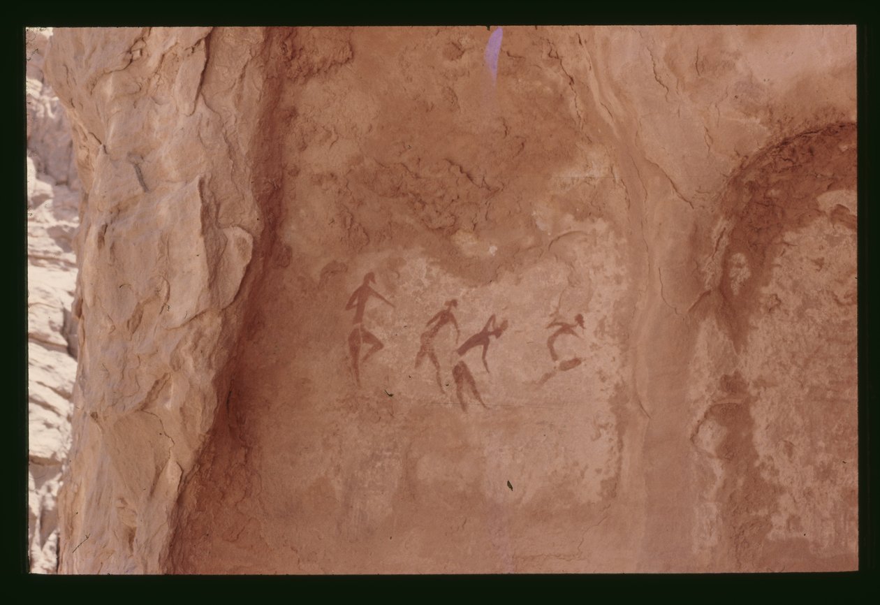 Postacie ludzkie (malarstwo naskalne) autorstwa Prehistoric