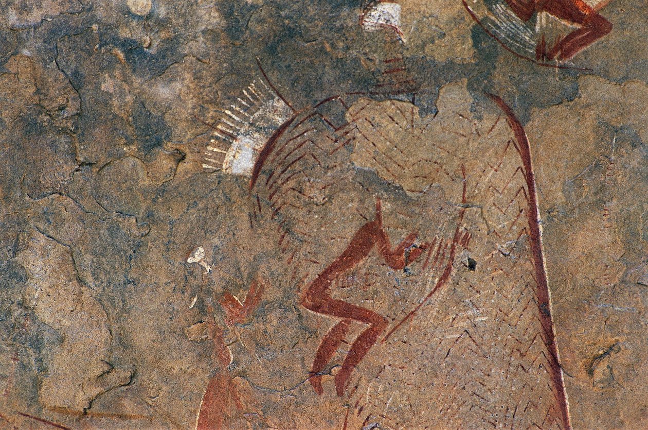 Postacie ludzkie (malarstwo jaskiniowe) autorstwa Prehistoric Prehistoric