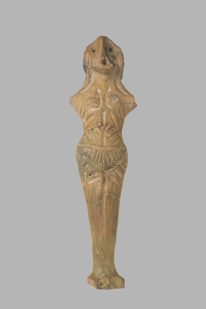 Figurka kobieca, 3950-3500 p.n.e. autorstwa Prehistoric Russian Culture