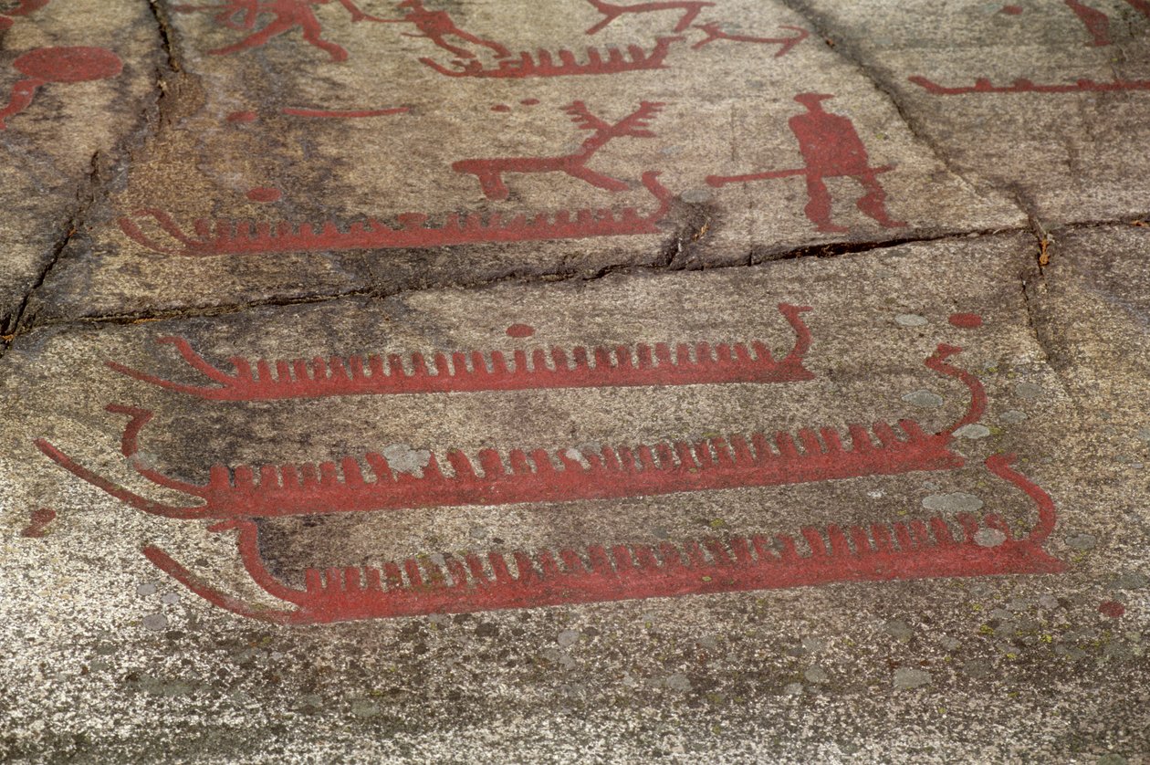 Łódź (malarstwo naskalne) autorstwa Protohistoric