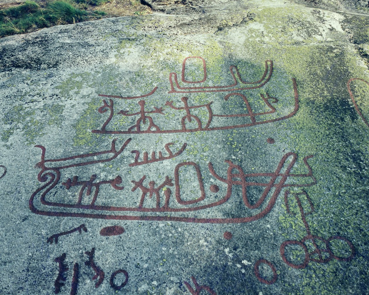 Łodzie (malowanie naskalne) autorstwa Protohistoric