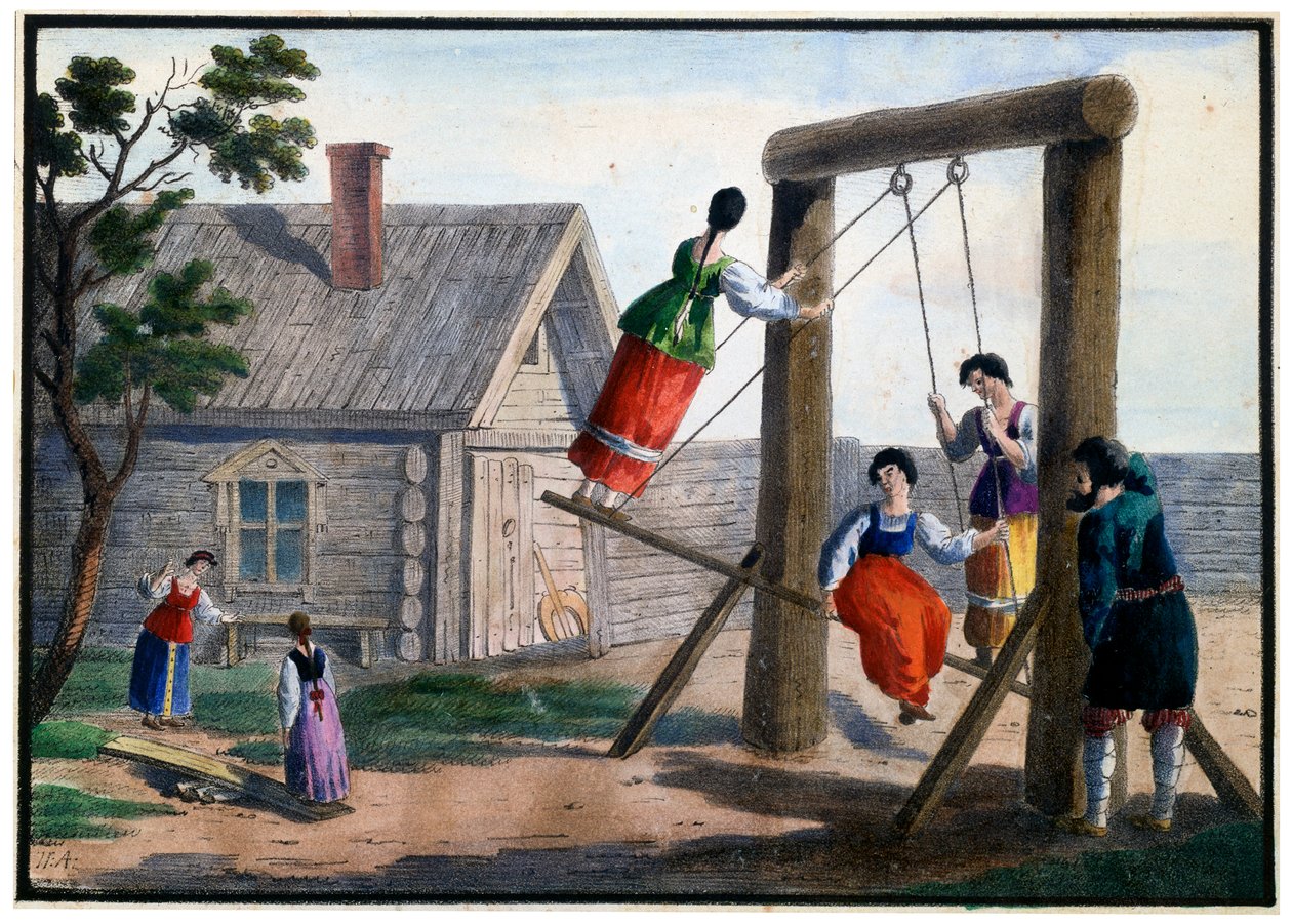 Rozrywki wiejskie, 1825. autorstwa Pyotr Alexandrov