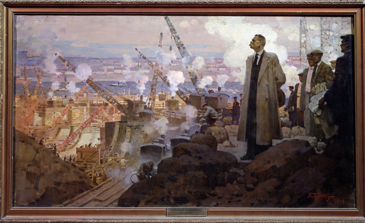 Maxime Gorki (1868-1936) autorstwa Pyotr Ivanovich Kotov