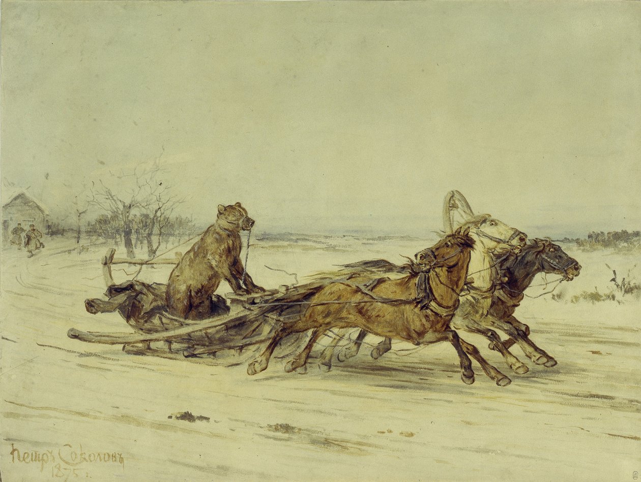 Generał Toptygin, 1875 autorstwa Pyotr Petrovich Sokolov