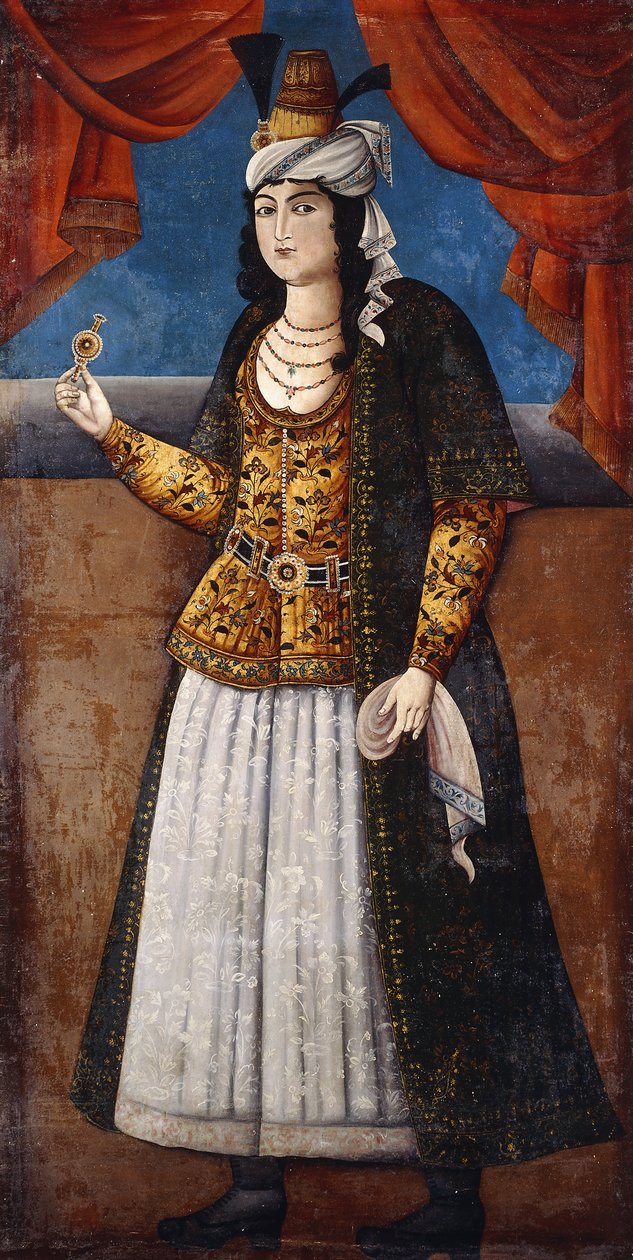Portret damy, ok. 1930 r. 1850 autorstwa Qajar School
