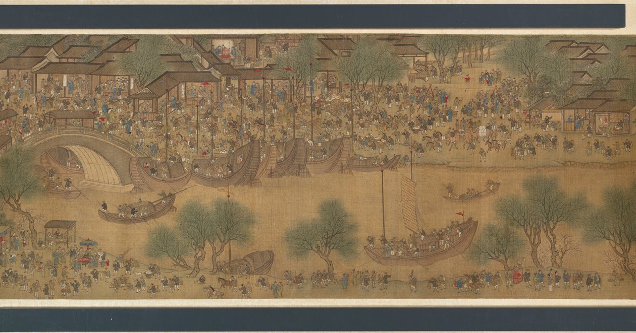 Święto Wiosny nad Rzeką autorstwa Qing Dynasty Chinese School