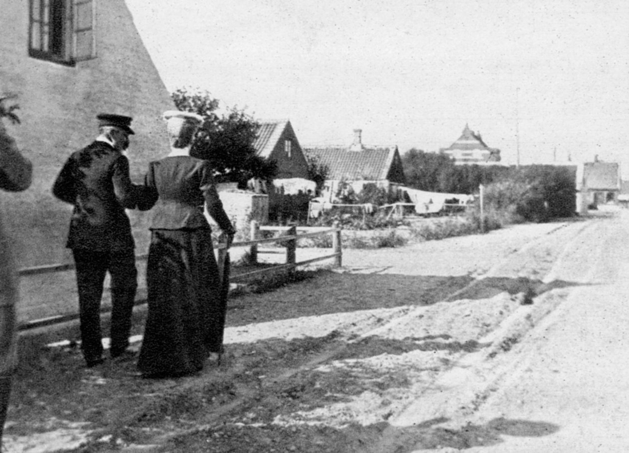 Lądowanie w Skagen, Dania, 1908. autorstwa Queen Alexandra