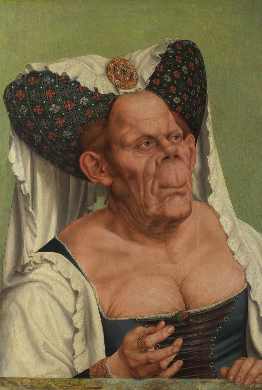 Groteskowa staruszka autorstwa Quentin Matsys