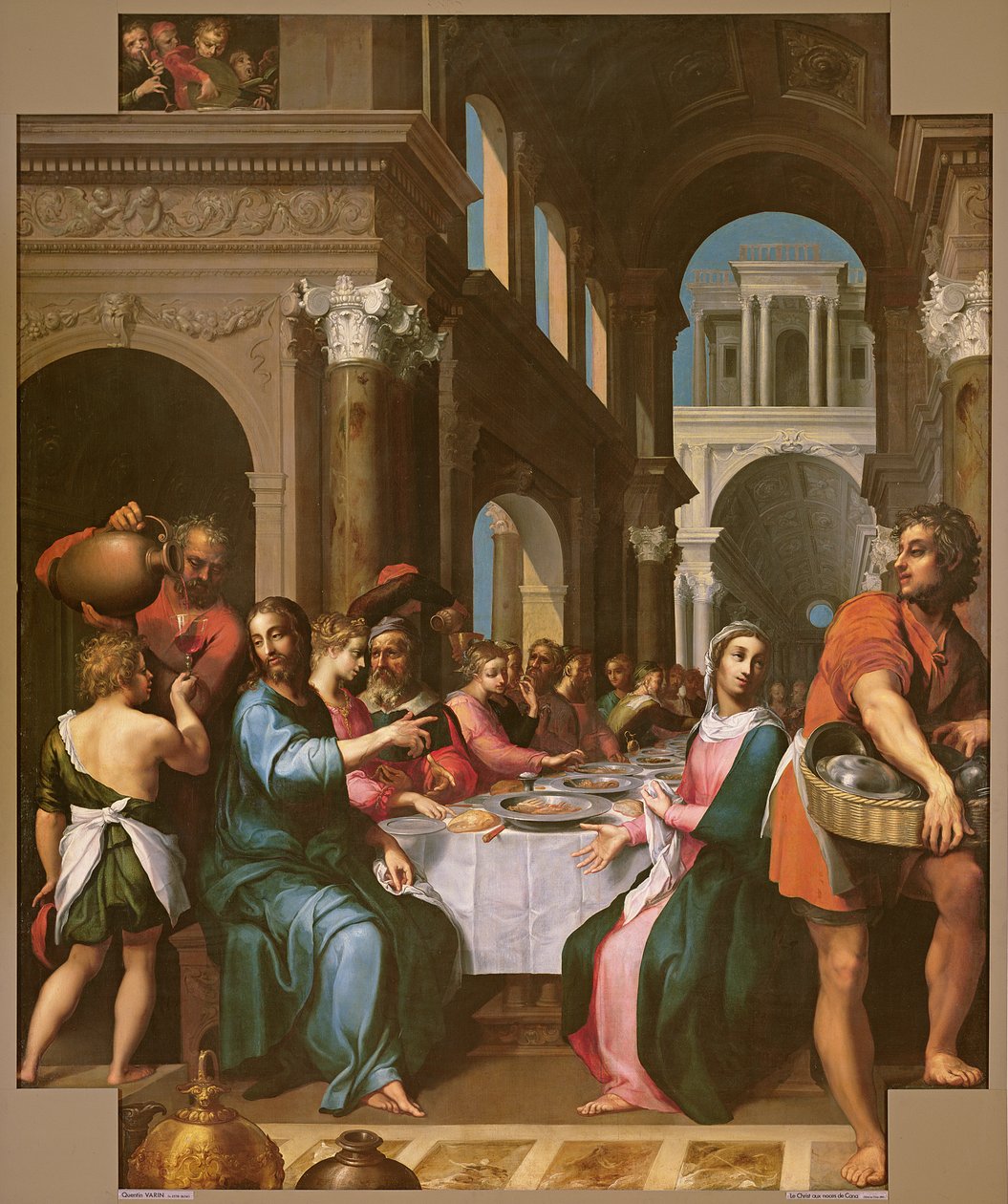 Małżeństwo w Kanie, ok. 1618-20 autorstwa Quentin Varin
