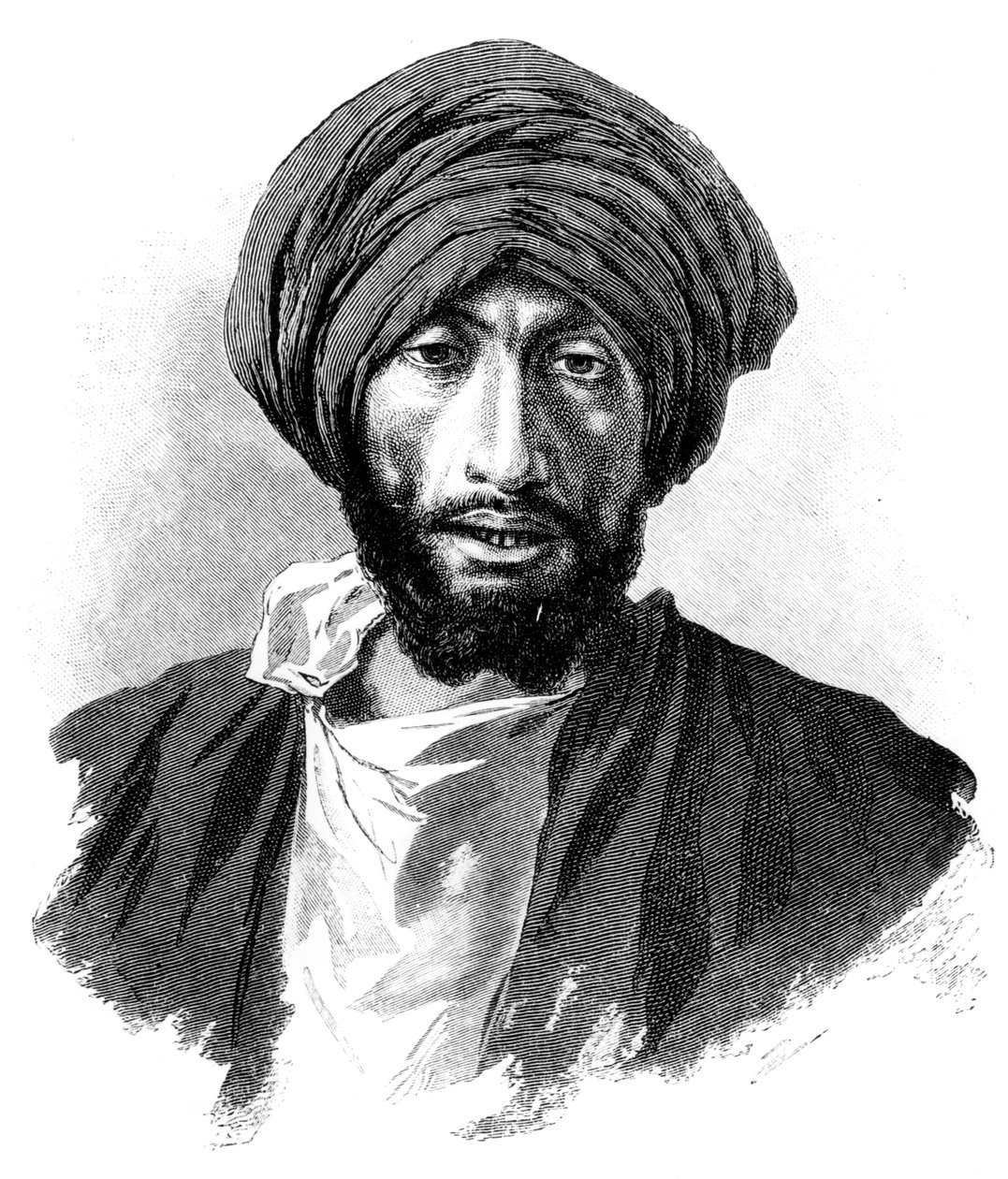Kopt, Egipcjanin, 1880 autorstwa R. Brandamour