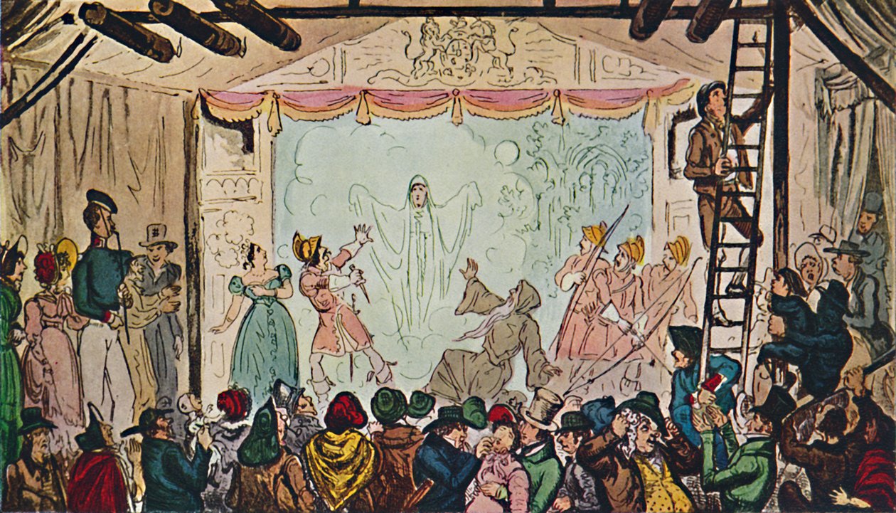 „Jarmark Bartłomieja: Od środka”, 1942 r. autorstwa R. Cruikshank