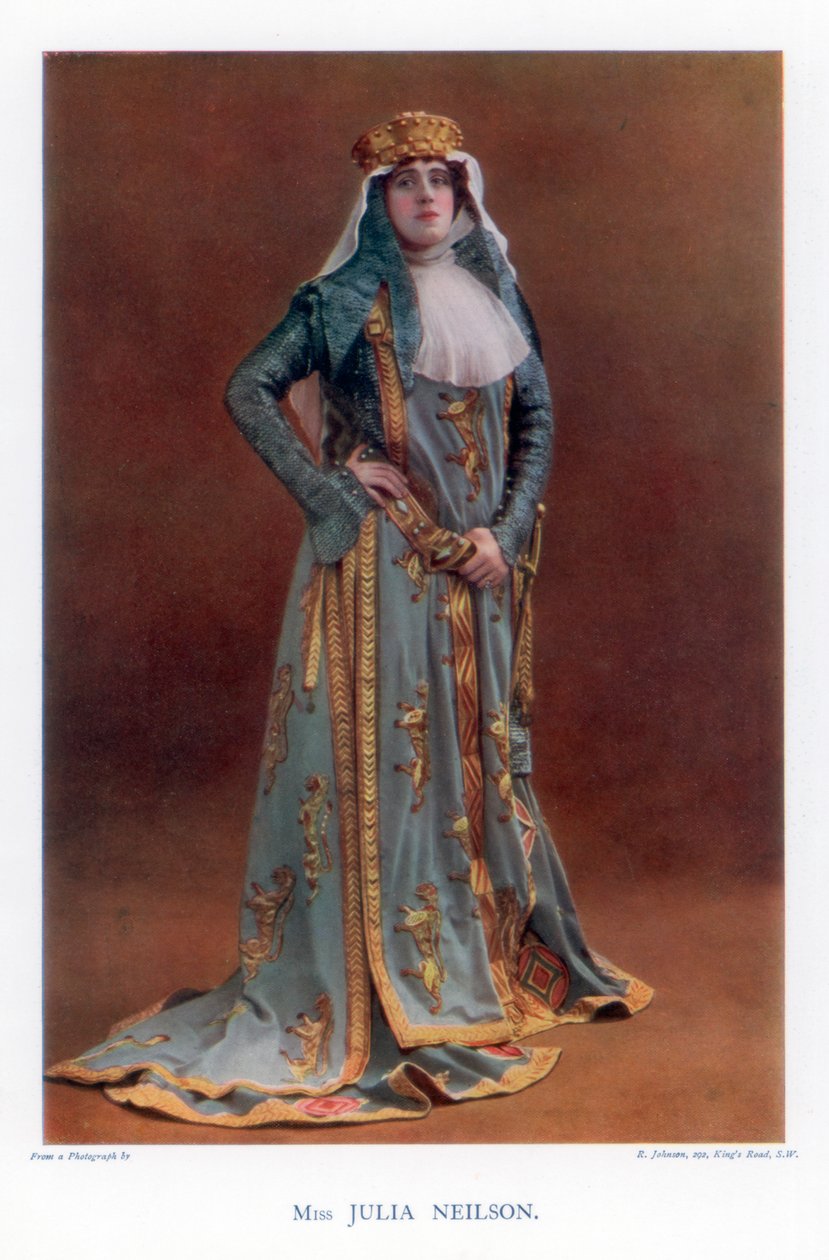 Julia Neilson, angielska aktorka, 1901. autorstwa R Johnson